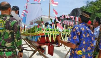 Masyarakat Sijuk Belitung Megadakan Ritual Adat Muang Jong